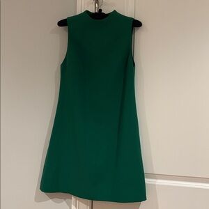 Alice + Olivia Coley Mini Green A-Line Sleeveless Dress SIZE 2